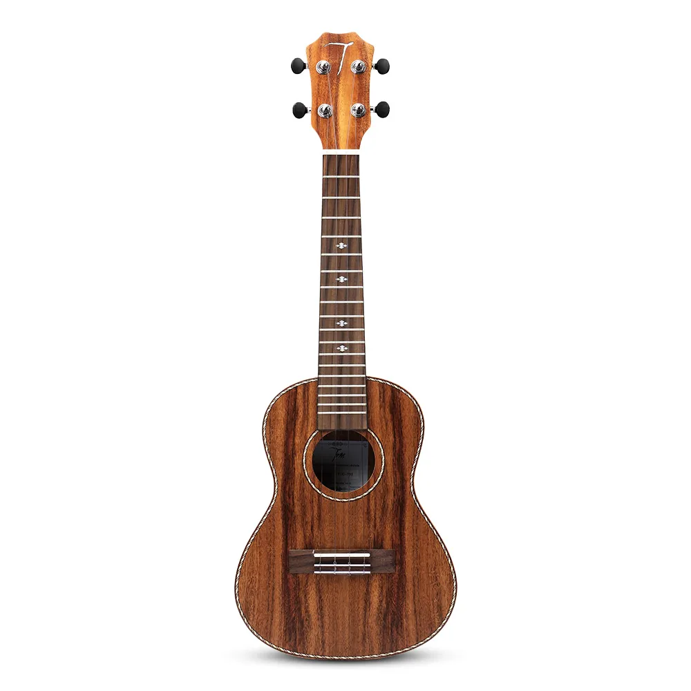 TOM G700 Ukulele 23 Inch Acacia Rosewood Acoustic Concert Ukulele Stringed Instruments With Carrying Bag