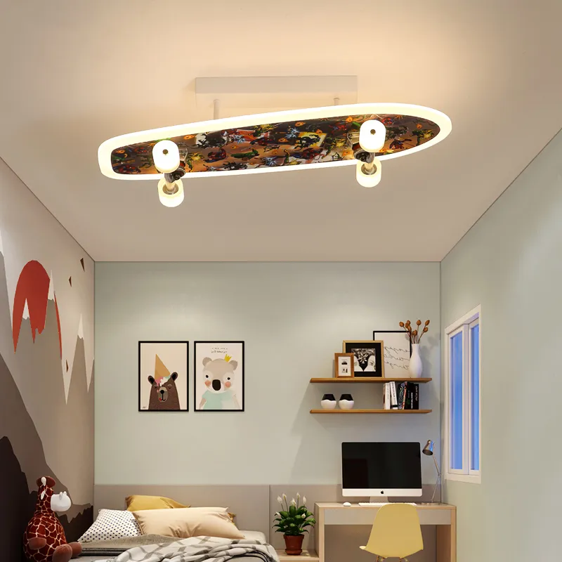 Takljus Dekorativa sovrumsarmaturer Overhead Nya Design Hängande ljus för hem Barnrum Modern LED taklampa