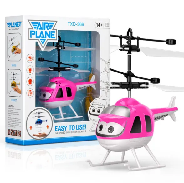 RC Hubschrauber Drohne Kinderspielzeug Fliegende Kugel Flugzeuge Led  Blinklicht Spielzeug Kämpfer Induktion Elektrischer Sensor Für Kinder Von  3,11 €