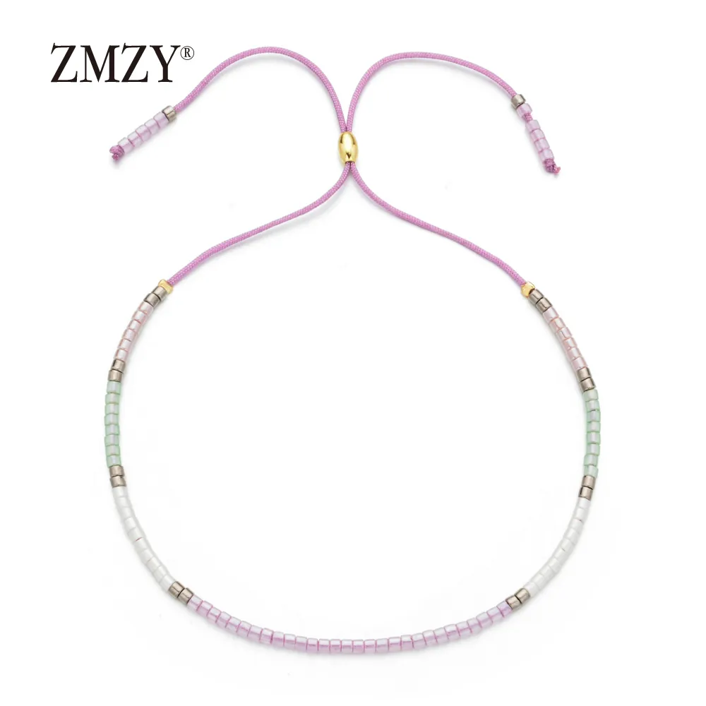 Boho Miyuki Beads Bracelets For Women, Colorful Adjustable