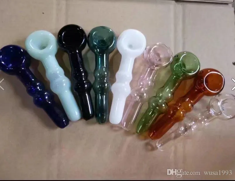 Vaso per fumo di zucca colorata, accessori per bong in vetro all'ingrosso, fumo per pipa ad acqua in vetro, spedizione gratuita