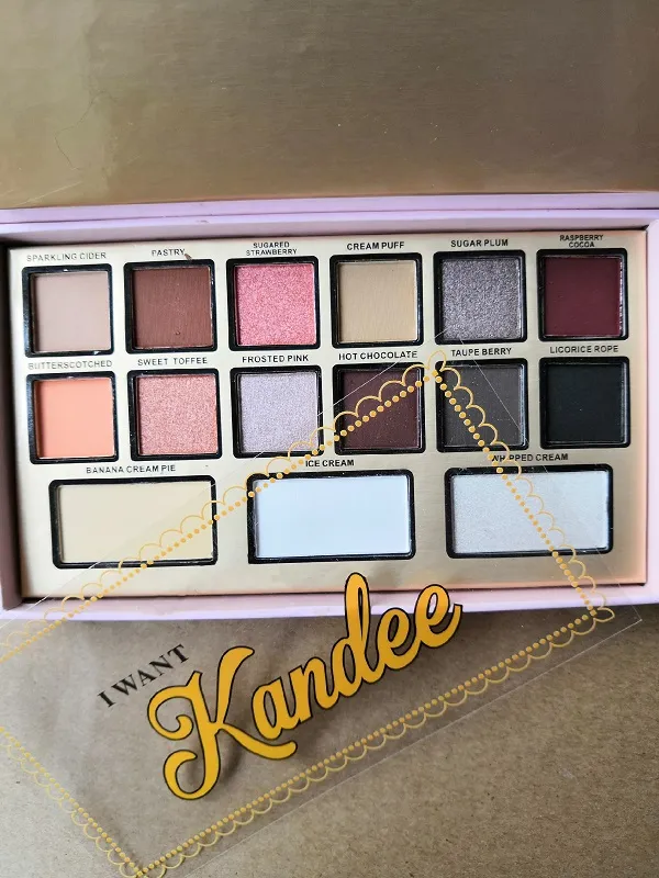 2019 Nuovo trucco I Want Kandee Eyeshadow Palette Edizione limitata caramelle 15 colori Eyeshadow Palette spedizione gratuita