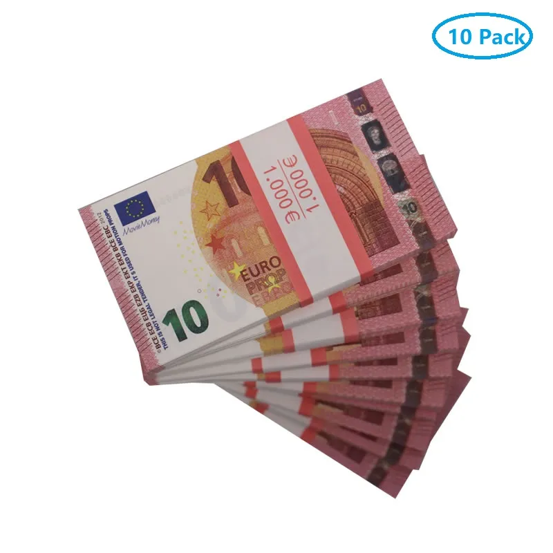 Prop 10 20 50 100 Fake Banknotes Movie Copy Money Faux Billet Euro Play  Collection And Gifts307n9049412 From Dengyeyixiao, $10.06