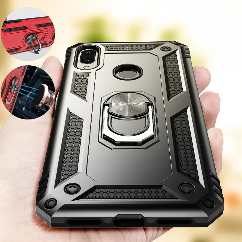 Luxury Shockproof Car Stand Ring Case On The For Samsung Galaxy A50 A40 A10 A20 A30 A7 A8 2018 Note 10 Pro A70 ring Phone Case