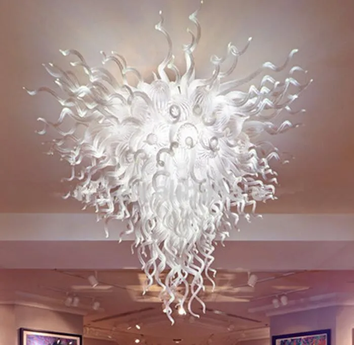 イタリアの手の吹きガラスシャンデリアライト現代美術装飾LEDフラッシュマウント天井照明