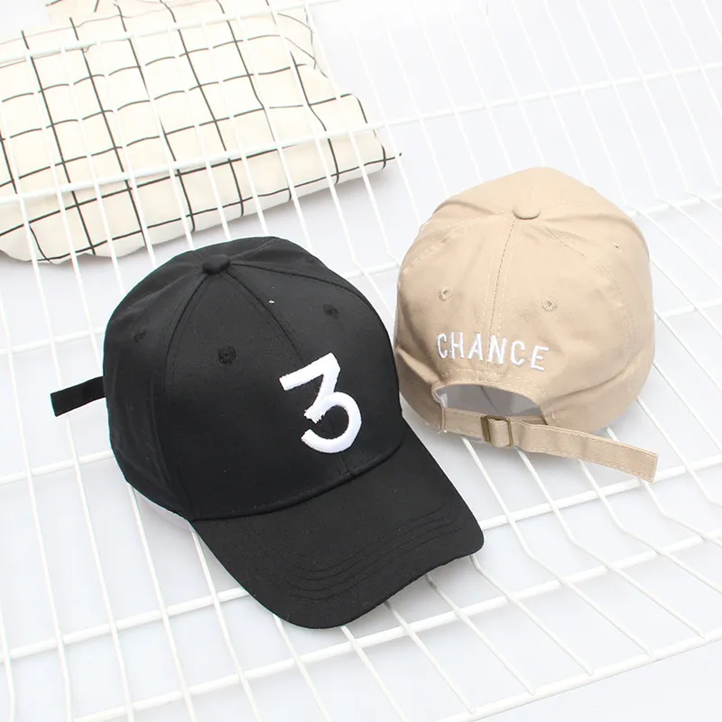 Black Khaki Pink Popular Chance The Rapper 3 Dad Hat Letter Broidery Baseball Cap Hip Hop Streetwear Frog Snapback Daddy Hats3557127