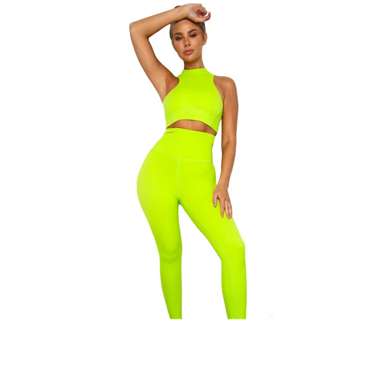 Neon color sales tracksuit