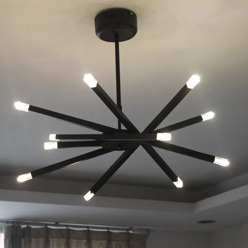 Lampadario moderno, lampada a sospensione a braccio multiplo a sospensione per lampada da soffitto per casa, ufficio, soggiorno, negozio