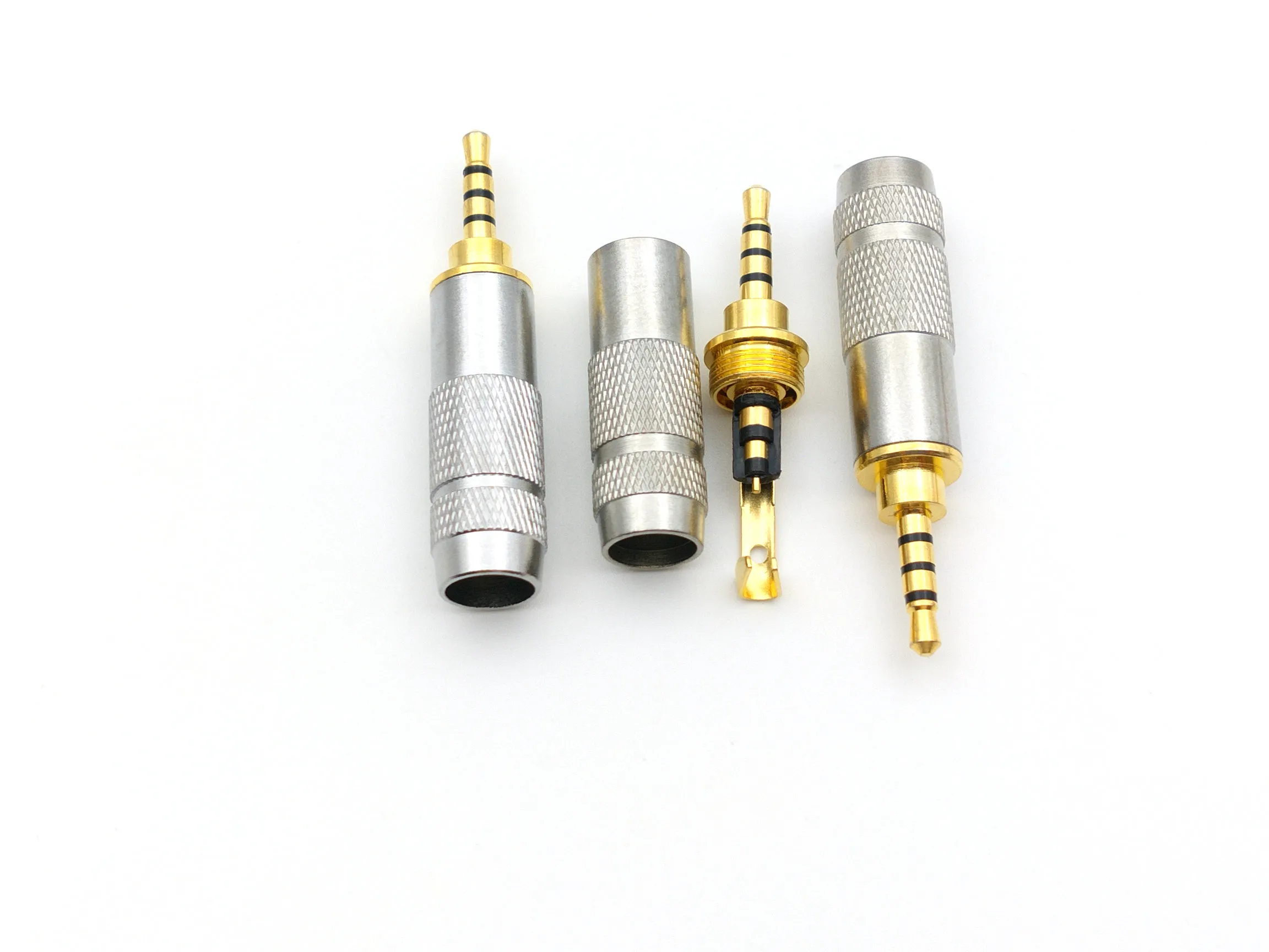 20 pièces 2.5mm 4 pôles réparation prise casque câble Audio connecteurs à souder