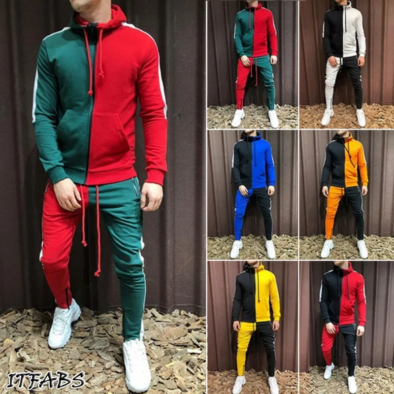 Mens Hoodies & Sweatshirts Meihuida Fashion Hoodie Suit Brand ...