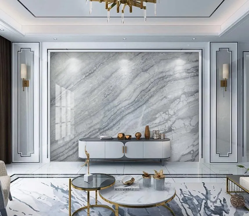 HD marmor 3d tapet väggmålning vardagsrum sovrum soffa TV bakgrund hem förbättring högkvalitativt material