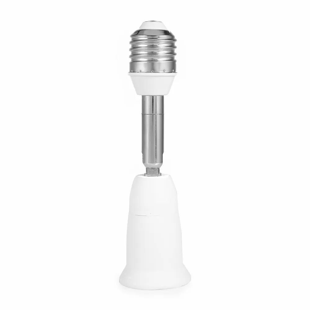 Flexibel lamphållare förlängningsadapter glödlampa skruvuttagsbas