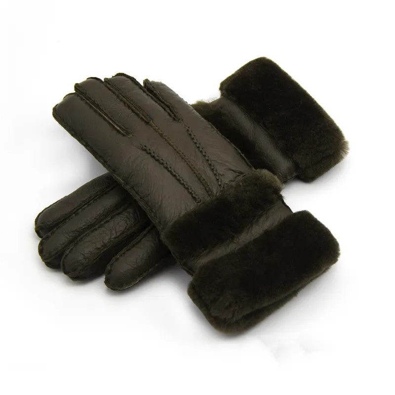 Fashion-Women High Quality Leather Gloves Women Wool Gloves Free Shipping Quality Assurance - lengthened