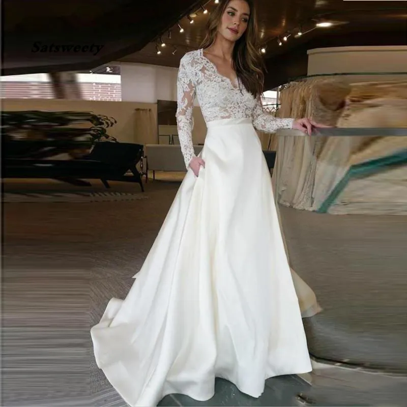 Satin skirt for clearance wedding