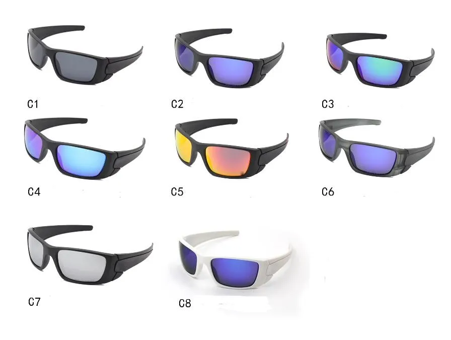 Nouvelles lunettes de soleil polarisées pour hommes été ombre UV400 Protection Sport lunettes de soleil hommes lunettes de soleil 8 couleurs 2718