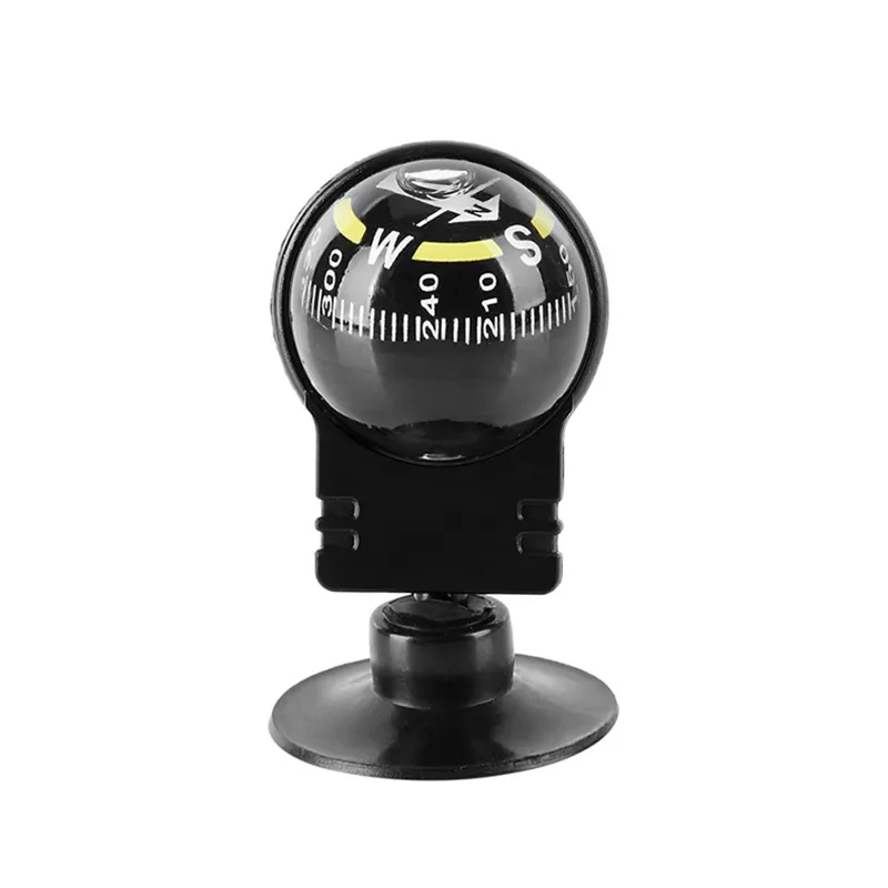 Bussola Sfera Per Auto – Supporto Da Cruscotto – Navigazione Veicoli Barca Auto – Multicolore