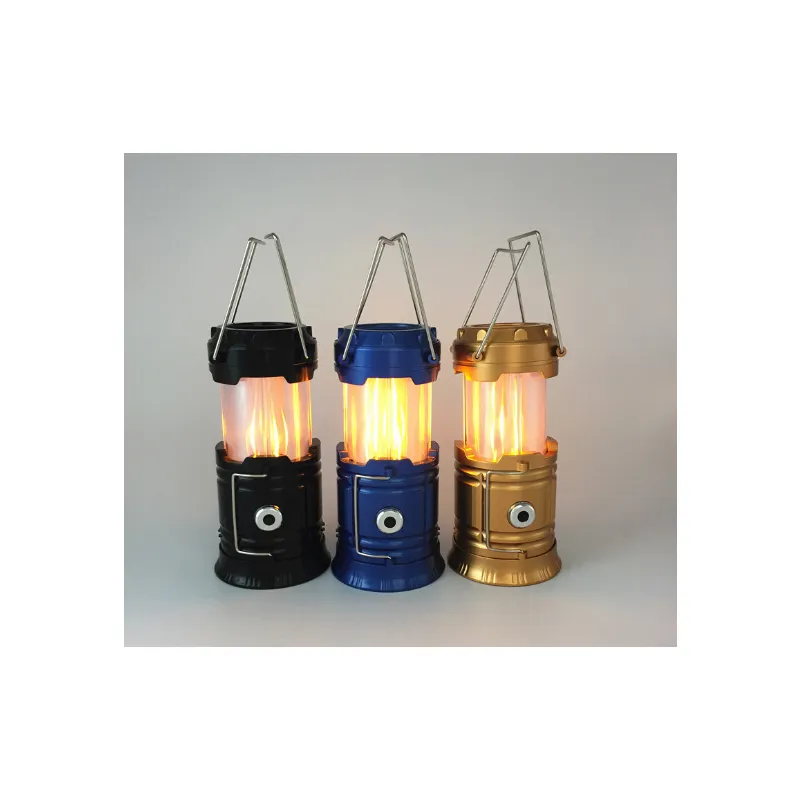 Lanterns, Ultra Bright Night Lights LED Przenośny Latarnia Mini Torch Light Solar Składana latarka do Wędrówki na świeżym powietrzu Kemping Łowienie ryb