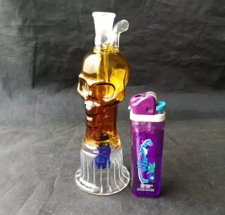 New bones hookah Wholesale Glass bongs Oil Burner Glass Pipes Water Pipes Oil Rigs Smoking Free Shiphjjh ping