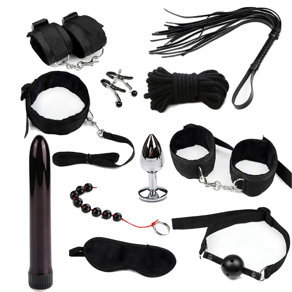 Juguetes sexuales BDSM para mujeres, kit de parejas sexuales, juguetes  sexys para adultos, accesorios eróticos, esposas para Sesión, tapón Anal,  juego sexual - AliExpress