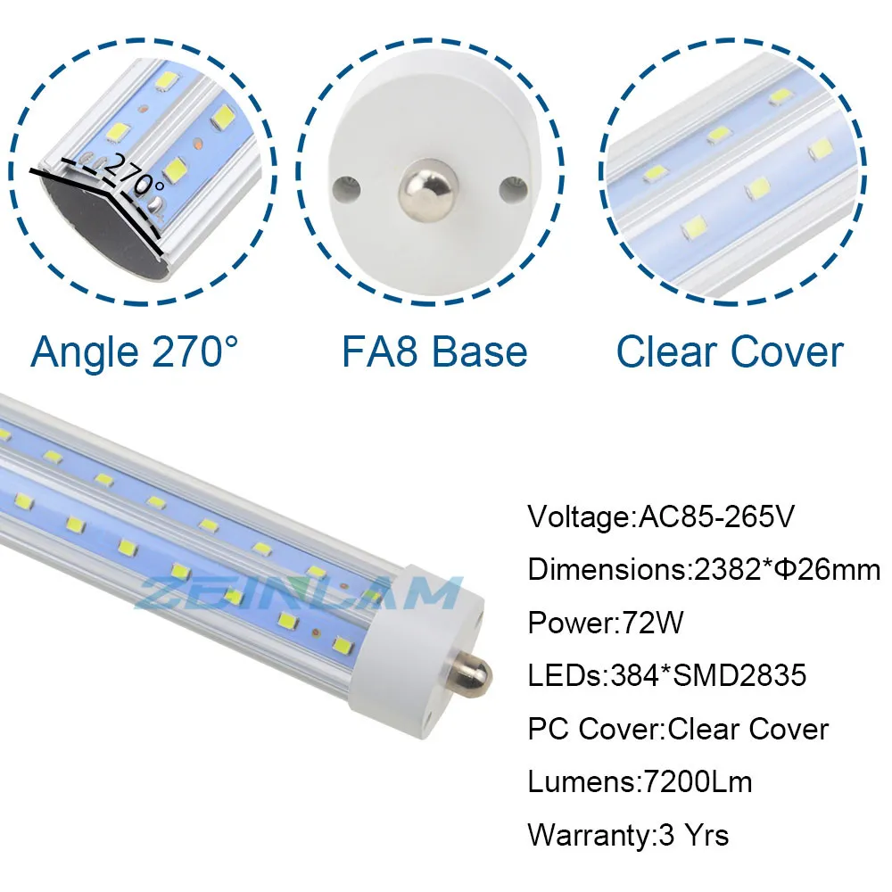 Single pin fluorescent bulb sales led replacement