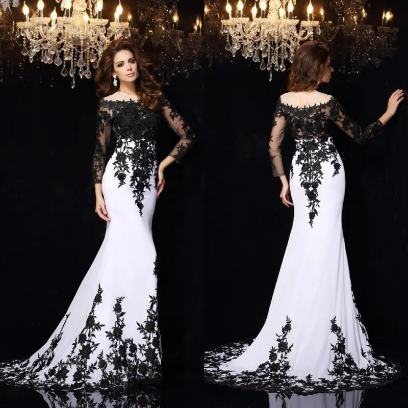 Elegant Black and White Dresses | Tadashi Shoji