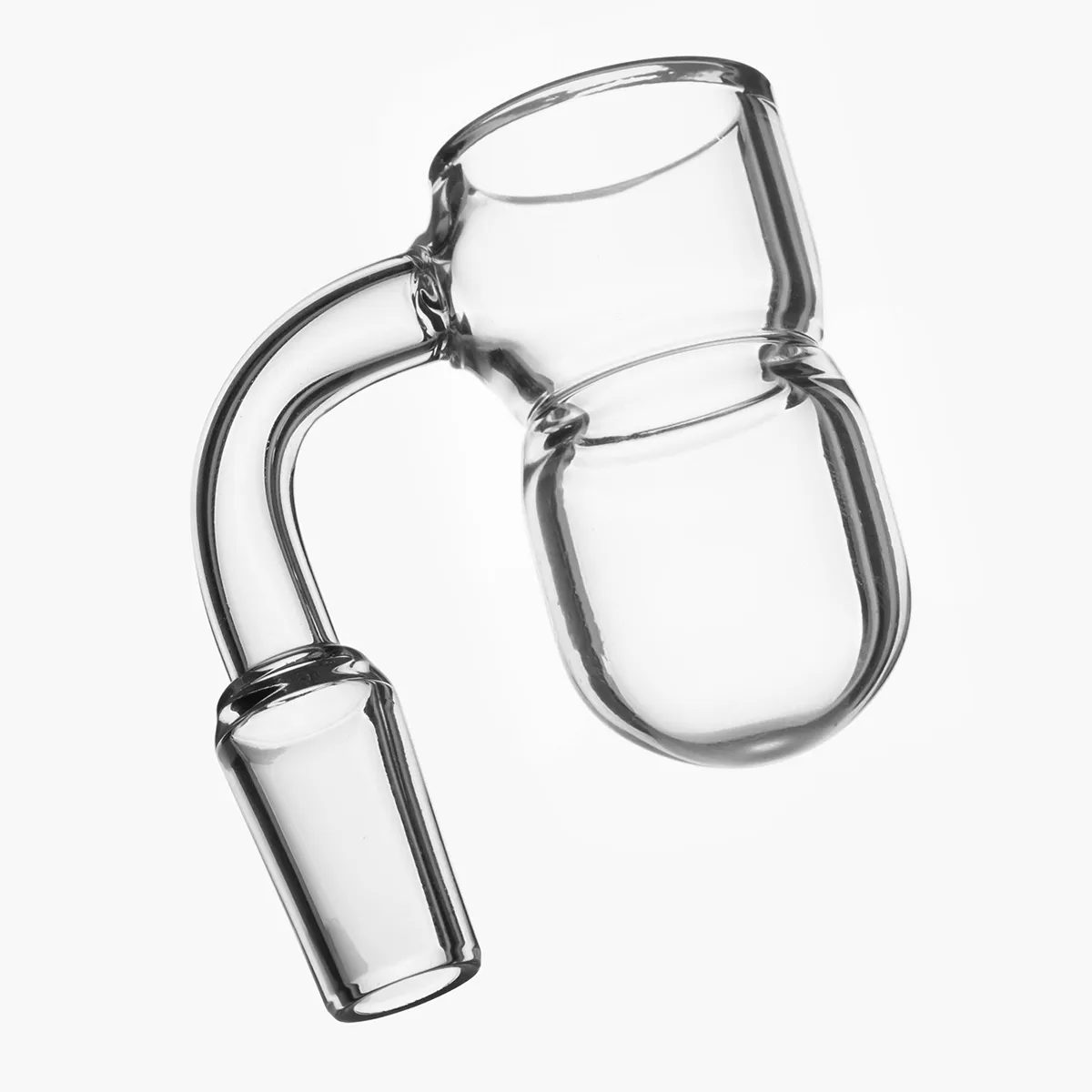 Rökningstillbehör 3mm tjock rundbotten Splash Guard Quartz Banger OD 25mm XL naglar för glasvattenbongar