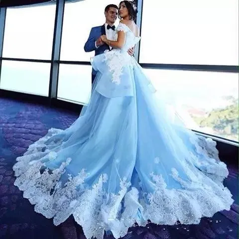 Ocean Blue Prom Dresses 2019 White Lace Appliqued Off Shoulder Evening Party Gowns Sweep Train Cocktail Gowns From Syxl dress 160.94 DHgate.Com