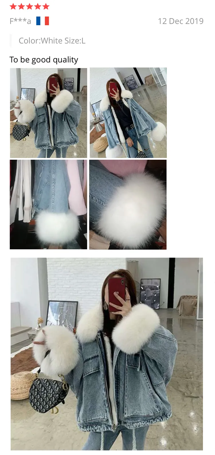 Comfort Blue Wholesale Women Denim Faux Fur Jean Jacket Coat - China Women  Jacket and Jacket price | Made-in-China.com
