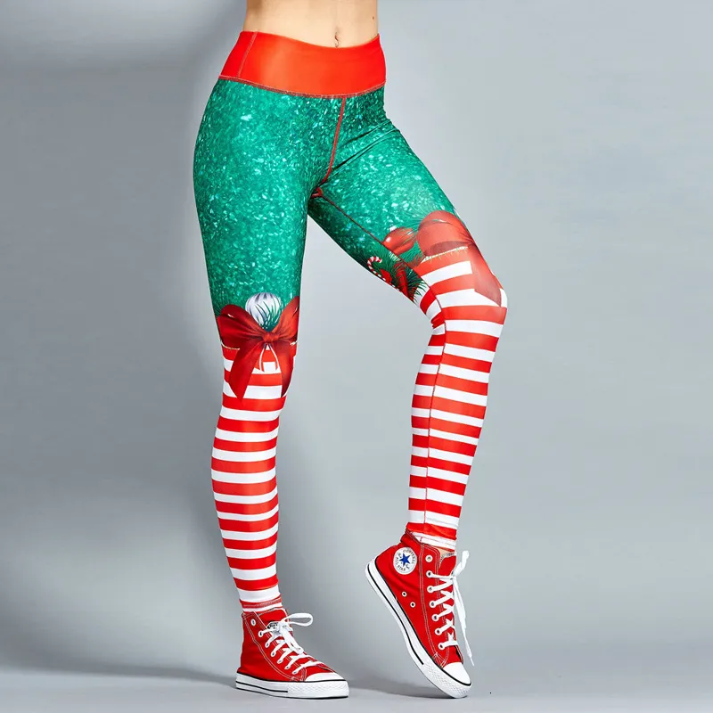 2019 Slim Green Ugly Santa Christmas Plus Size Christmas Leggings For Women  Fun Xmas Party Costume From Nbkingstar, $6.66