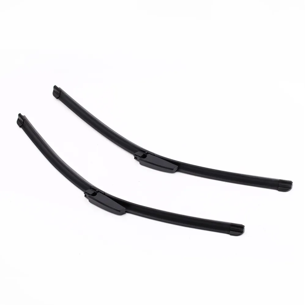 2PCS Car Front Window wiper blades for Audi A4/S4 A6 Allroad,22"+22",rubber Bracketless automotive part windscreen Car accessory