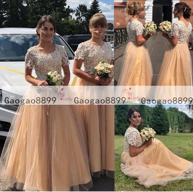 Modest junior hot sale bridesmaid dresses