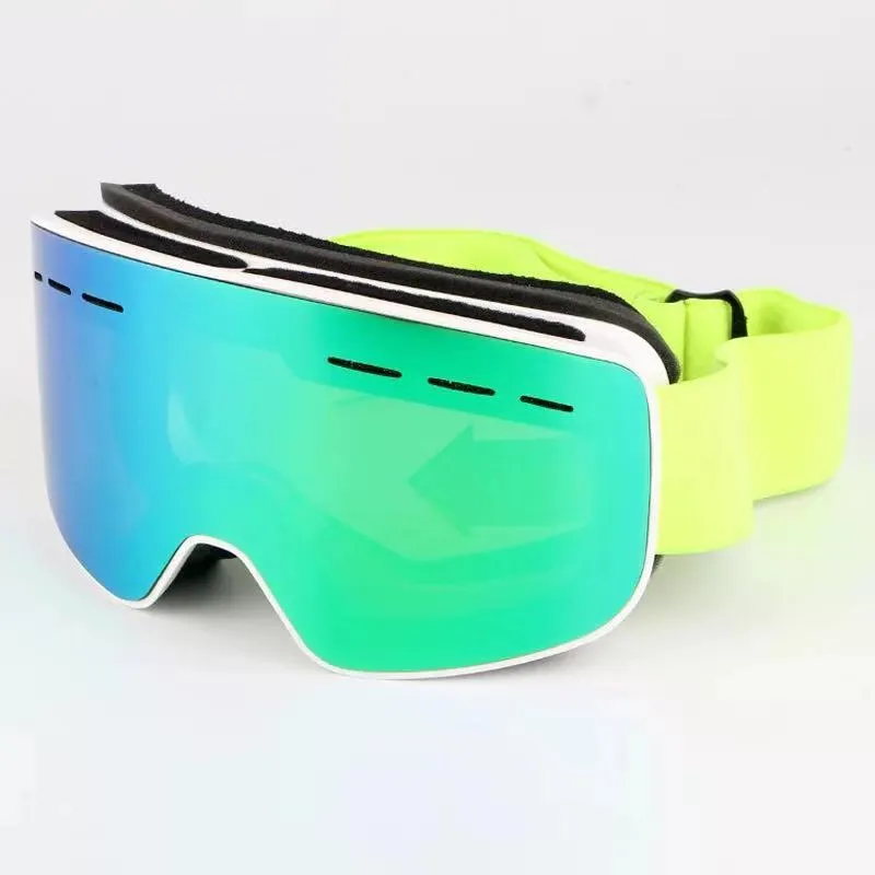 Premium Double Layer Antifog Snowboard Goggles Asian Fit For Men And