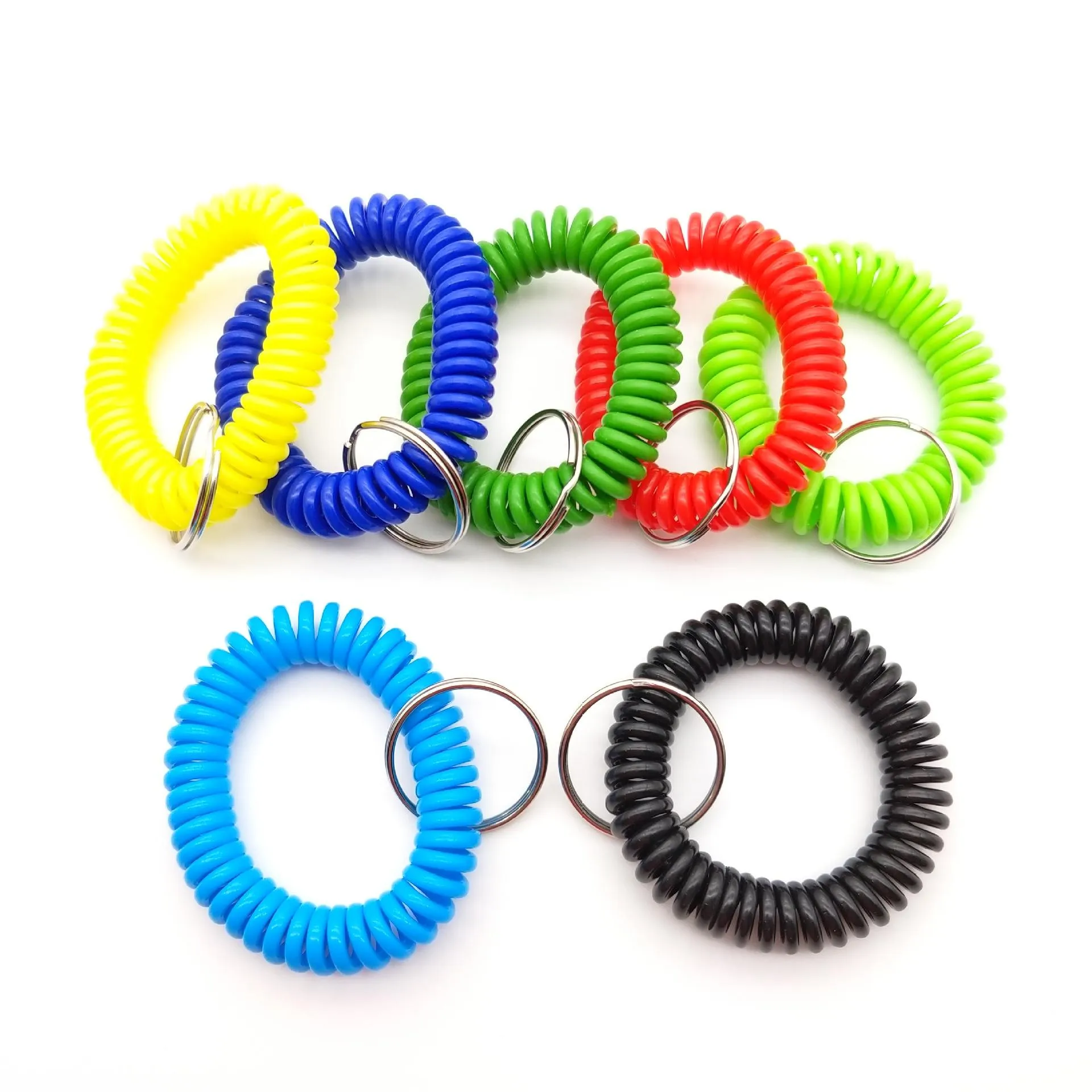 Coil Bracelet Keychain Holder | Coil Spring Chain | Spring Bracelets |  Sauna Cable - Bracelets - Aliexpress