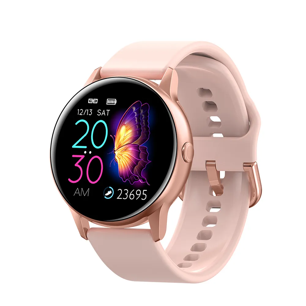 Dames IP68 Waterdichte Smart Horloge Bluetooth SmartWatch voor Apple iPhone Xiaomi LG Hartslag Monitor Fitness Tracker