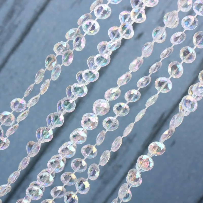 99FT 30M Acrylic Diamond Bead Curtain DIY Garland Wedding Party Decoration Crystal Wedding Accessories Home Curtain Ornaments4794934