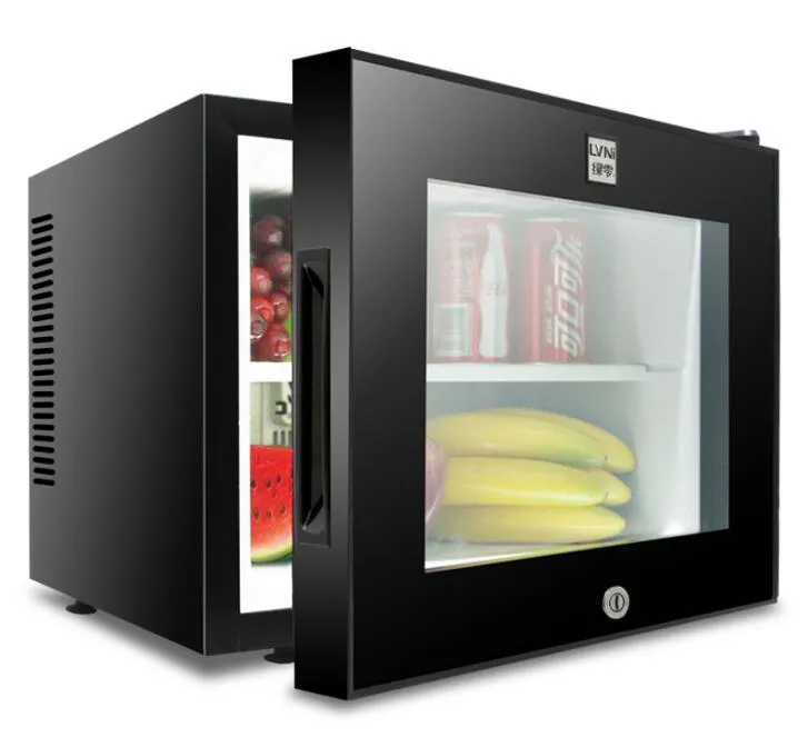 mini transparent refrigerator