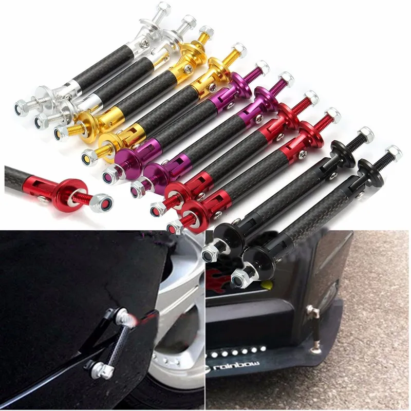 Carbon Fiber Adjustable Front Rear Wind Splitter Support Rods 75mm ...
