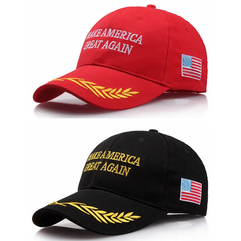 Bordado Trump Suporte Boné de Beisebol Fazer América Grande Novamente Snapback Cap Donald Trump Chapéu Ajustável Esporte Caps Esporte DBC VT0434