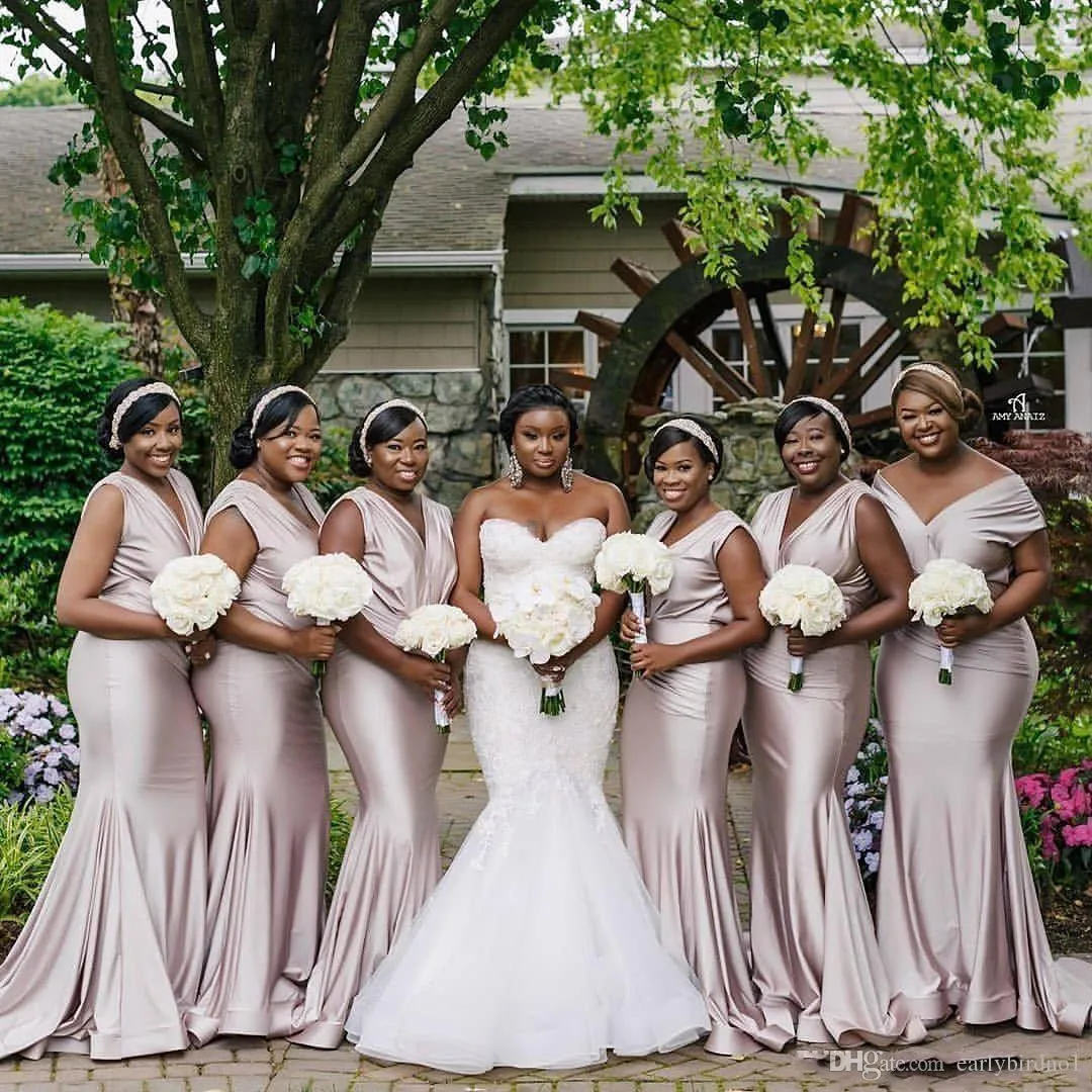 Plsu Size Dusty Pink Mermaid Bridesmaid Dresses Cheap... From Nanaking123, $90.06 | DHgate.Com Plsu Size Dusty Pink Mermaid Bridesmaid Dresses Cheap... From Nanaking123, $90.06 | DHgate.Com