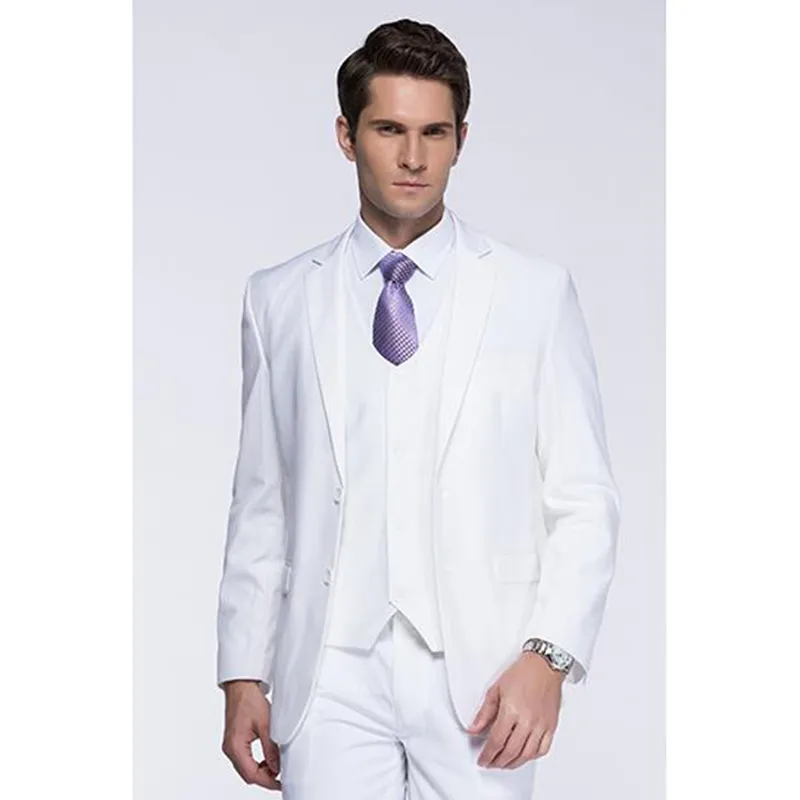 Date Deux Boutons Garçons D'honneur Notch Revers Mariage Marié Tuxedos Hommes Costumes Mariage / Bal / Dîner Meilleur Homme Blazer (Veste + Cravate + Gilet + Pantalon) 618