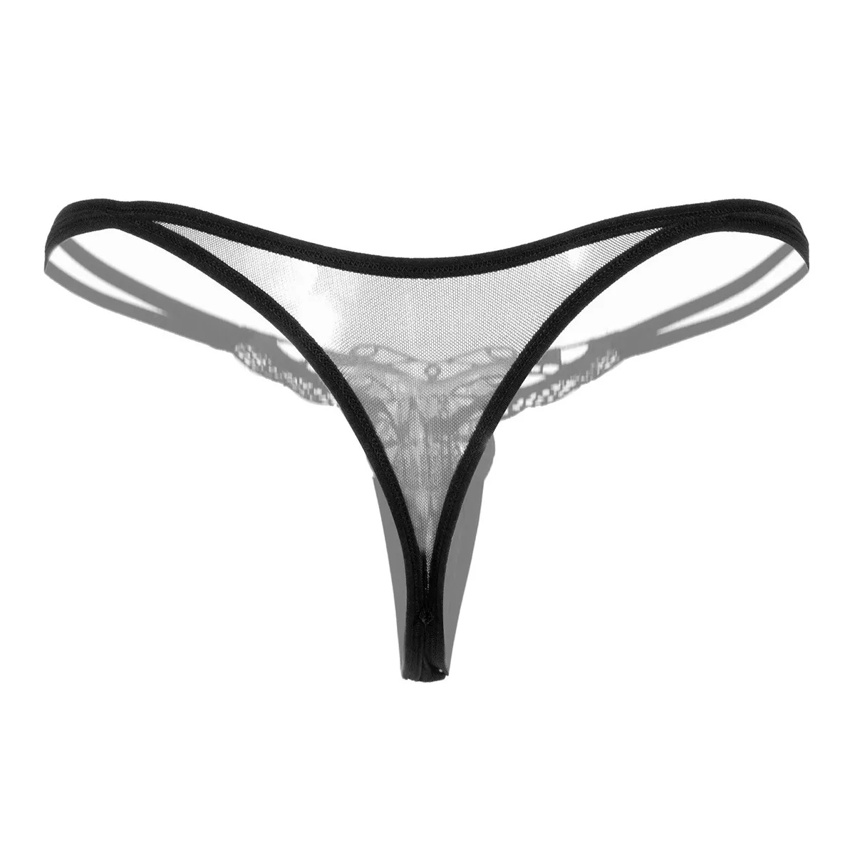 1pc Hot Sale Sexy Lace Panties Soft Breathable Briefs with pearl Women  Underwear Ladies Panty Transparent Low-Rise spandex Lingerie