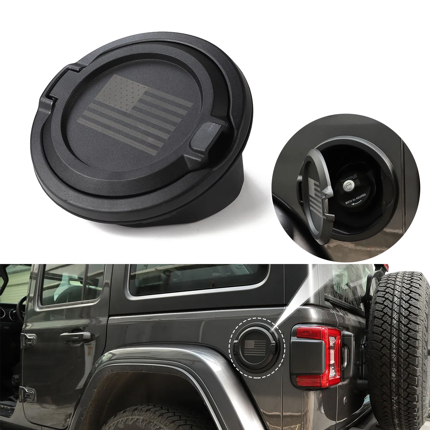 2020 jeep wrangler discount gas cap cover