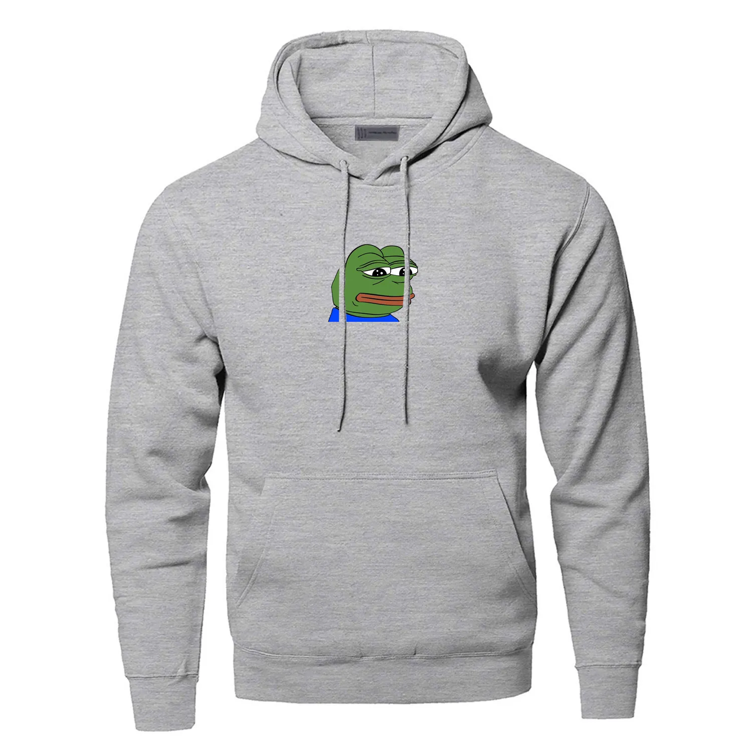 Sad Frog Funny HoodiesSweatshirt Men Feels Bad Man HoodedSweatshirts Angry Pepe Feels Good ManStreetwear Frog PepeSportswear