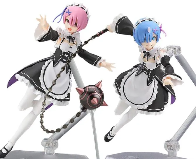 Anime Re:Life In A Different World Zero Rem Figma / Ram Figma 347 PVC Action Figure Toys Dolls From Taizhoujiayang, $24.13 | DHgate.Com