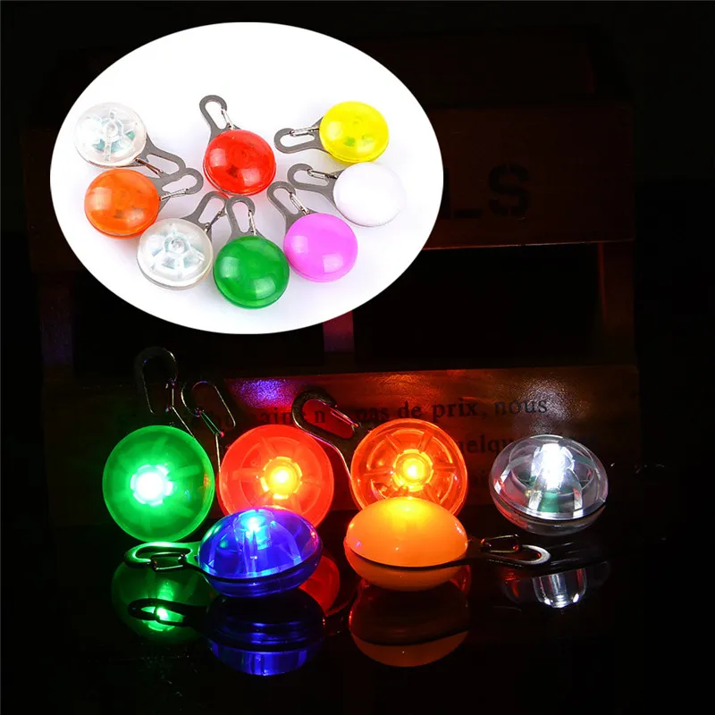 LED Pet Signal Pendant Dog Glow Collars Light Pendant Pets Night Out Security Lights for Dogs Anti-Lost Necklace Luminous Bright Decoration