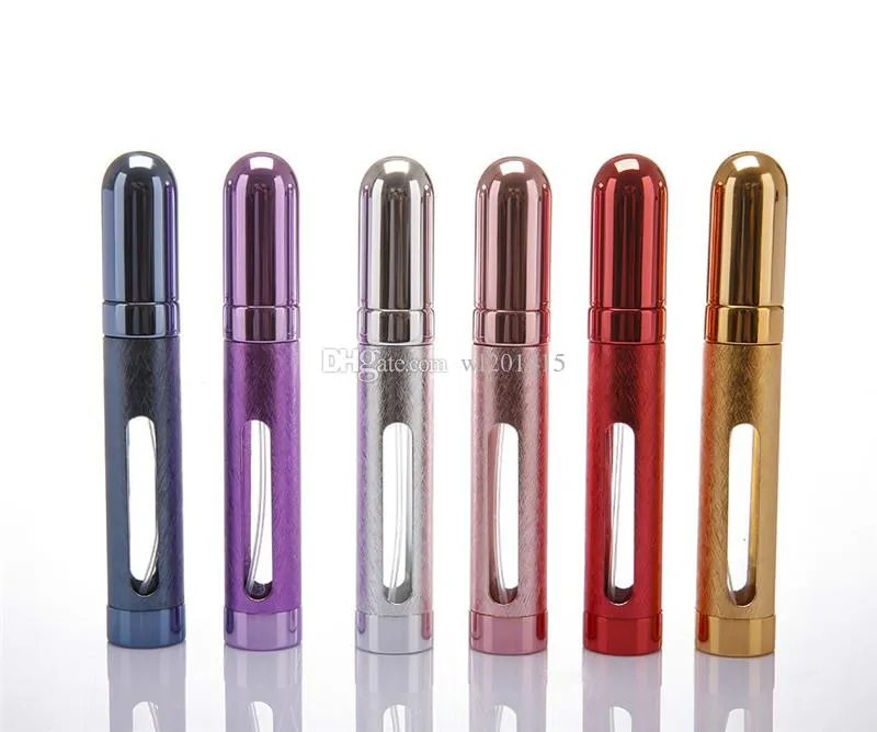 12ml Refillable Butelka Perfumy Przenośne Aluminium Spray Atomizer Puste napełniane Butelki Traval PF011