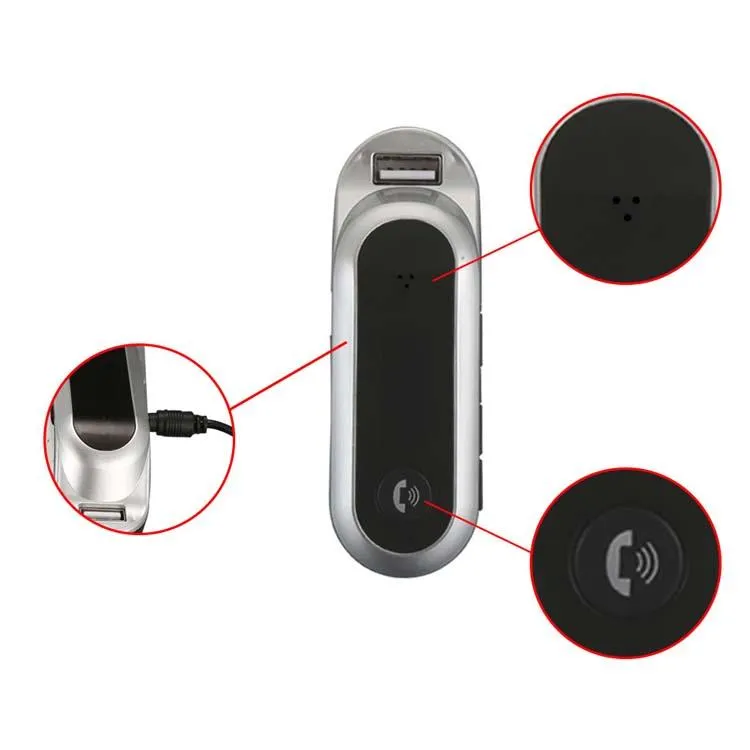 S7 Draadloze Bluetooth FM-zender Autokit Sigarettenaansteker MP3-muziekspeler USB-autolader Snelle opladen radioadapter