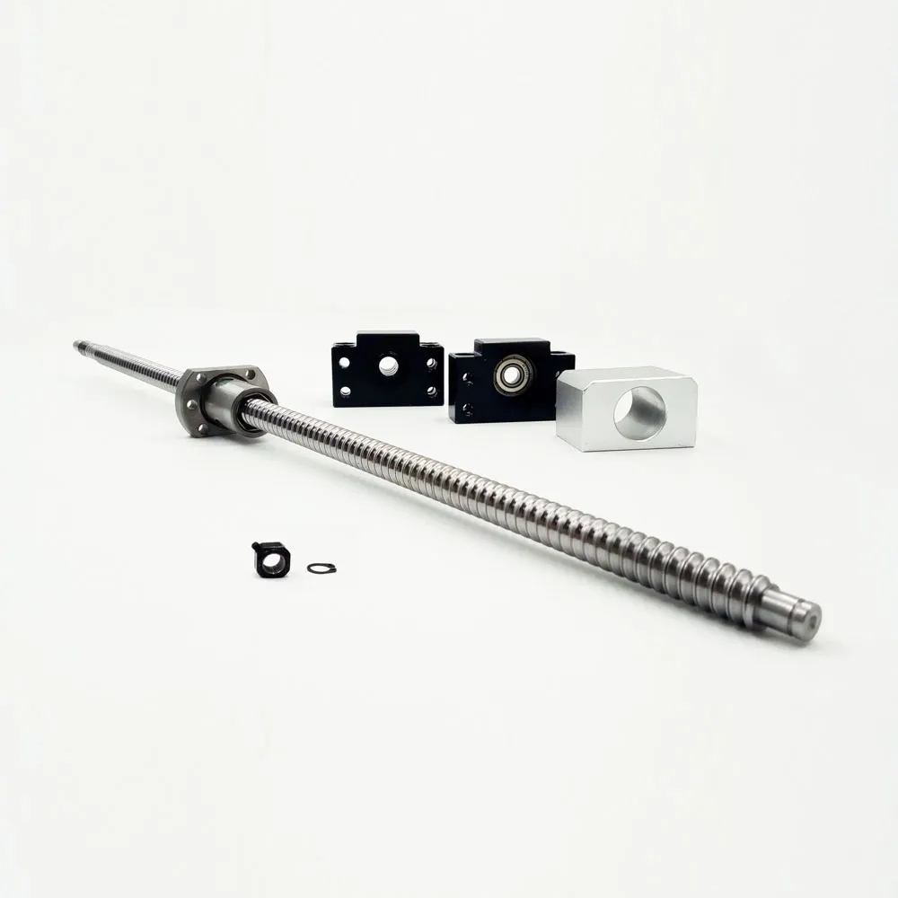 Ballscrew SFU1204 With End Machined BK/BF10 Support 12H Nut Bracker C7 CNC lathe Parts