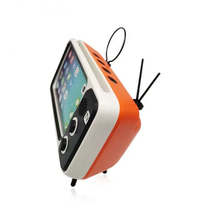 Mini altavoz de graves Bluetooth portátil inalámbrico, soporte para  teléfono móvil, altavoz Retro, marco de fotos, regalo para niñas, 3 en 1 -  AliExpress