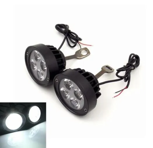 Accoppiamento 12 V Moto Super Light impermeabile LED Faro principale Vista posteriore Luci Specchio Spot Light Assist Lamp